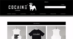 Desktop Screenshot of cocainebrand.com